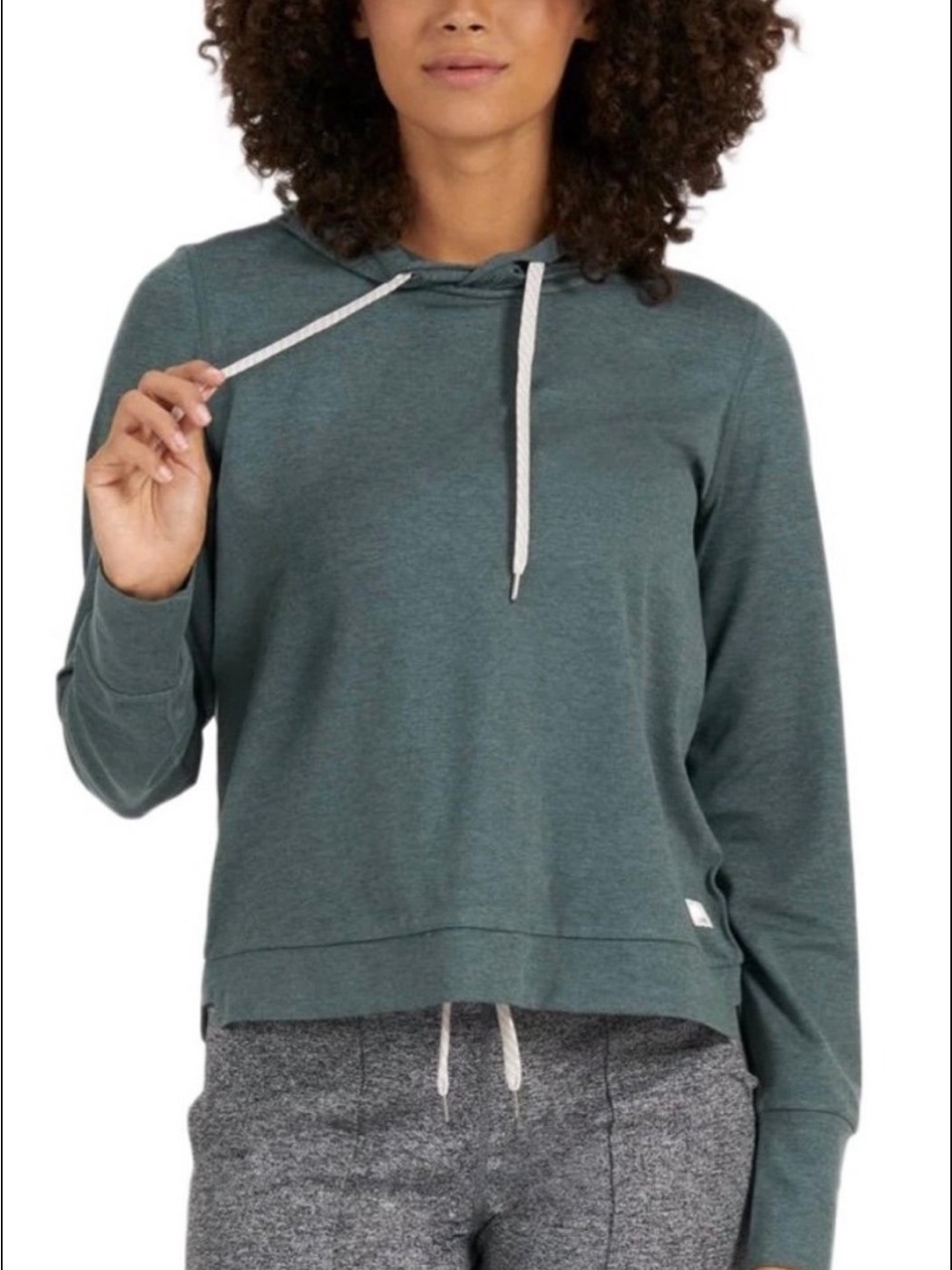 Vuori Halo Essentials Green Hoodie size S-M